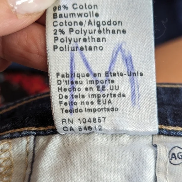 AG Adriano Goldschmied The Legging Ankle Super Skinny Ankle Jeans Size 23R - Picture 7 of 9